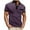 Purple, variant on RYRJJ Men's Casual Polo Shirts Classic Short Sleeve Basic Button T-Shirt Lightweight Cotton Golf Tee Tops with Pocket(Coffee,L)