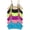 Bright, variant on Caramel Cantina 6 Pack Girls Seamless Training Bra with Adjustable Straps