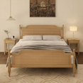 thumbnail image 1 of Rustic Rattan & Durable Pine: French Provincial Bed for a Restful Sleep, 1 of 10
