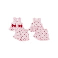 thumbnail image 2 of Miaouyo Kids Baby Girls Summer 2 Piece Outfits 6 12 18 24 Months 2T 3T 4T 5T Berry Print Sleeveless Round Neck Tank Tops and Ruffled Shorts Set, 2 of 9