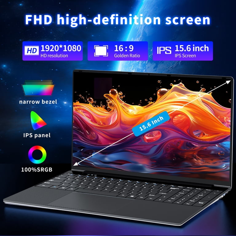 LAITNIN Windows 11 Laptop 15.6” FHD IPS Intel Core i5-8210Y 16GB +