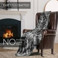Everlasting Comfort Luxury Polyester Throw Blanket Soft, 65”x50