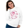 thumbnail image 5 of Breast Cancer Betty Boop For The Cure Women Crewneck Sweatshirt Brisco Brands L, 5 of 5