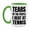 White/Light Green, variant on Funny Tennis Mug - "Tears Of The People I Beat At Tennis" - 11Oz Or 15Oz Ceramic Coffee Cup