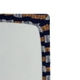 thumbnail image 3 of Ambesonne Ethnic Fitted Sheet, Horizontal Irregular Stripes, Twin XL Size, Indigo Ginger White, 3 of 3