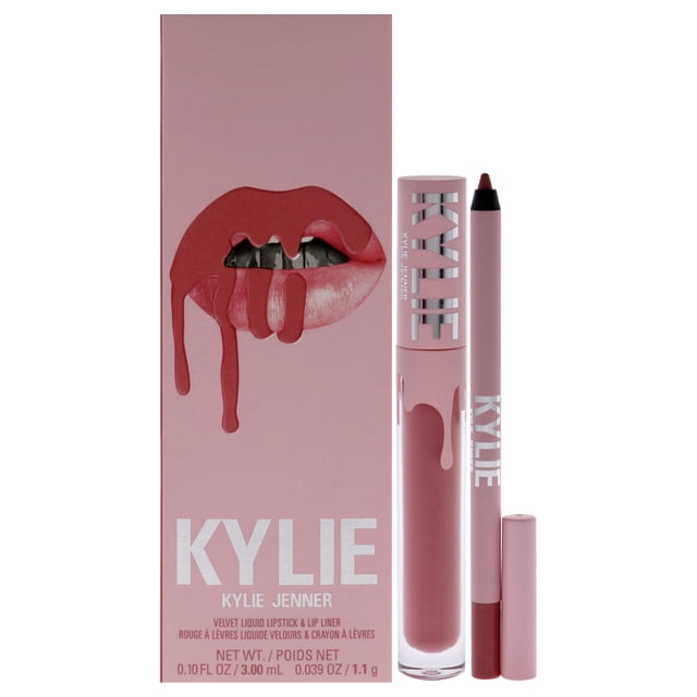 Kit de labios Velvet 305 Harmony Kylie Cosmetics Lápiz labial líquido 2 piezas 0,10 oz delineador de labios 0,039 oz