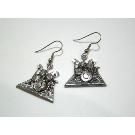 Exclusive Pewter Earrings Drum Set Exclusive Pewter Earrings Drum Set