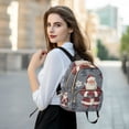 thumbnail image 6 of FORMRS Mini Backpack Purse for Women Travel Daypack Casual Shoulder Bag, Christmas Santa, 6 of 7