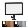 Portable LED Video Light Panel Photography Fill-in Lamp 3200K-5600K Adjustable Brightness 25W with LED Display Cold Shoe Mount Adapter for Canon Nikon Sony DSLR Camera Camcorder