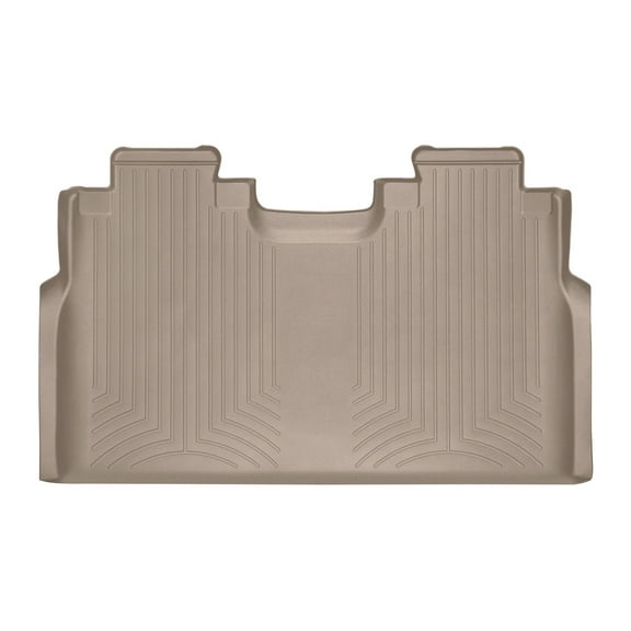 WeatherTech Custom Fit FloorLiners compatible with Ford F-150 Lightning, F-150 Raptor, Super Duty, F-150 - 2nd Row, Tan