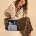 thumbnail image 3 of Bolso cosmético impermeable de secado rápido de los bolsos del artículo de tocador de la ejecución de Oxford para las mujeres y los hombres, 3 of 7
