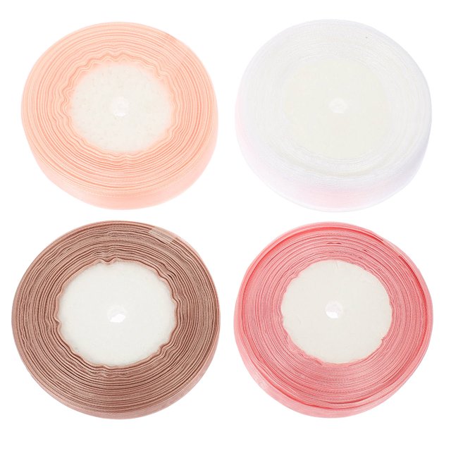 WASHWEPE Cintas Para Atar Regalos Y Decoraciones En Tonos Variados Con Superficie Lisa Sin Arrugas