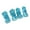 Blue 1, variant on 4Pcs Dog Shoes for Small Dogs Boots for Hot Pavement Winter Snow Booties for Puppy with Reflective Strip Anti-Slip Rubber Sole