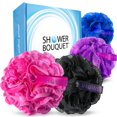 thumbnail image 1 of Esponja de baño Loofah, ramo de flores, malla de encaje caliente, 60 g, 1 of 7