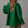 thumbnail image 4 of Chaqueta con botones Chaqueta de manga larga Abrigos de moda para mujer al aire libre Ygjytge Verde T L para Mujer, 4 of 7
