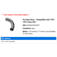 thumbnail image 2 of Pre Heat Hose - Compatible with 1993 - 1997 Volvo 850 1994 1995 1996, 2 of 2