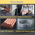 thumbnail image 5 of Ratcheting Tubing Cutter - Canlaten·U Adjustable Ratcheting Tubing Cutter Tool for 5/16" to 1-1/8" Tubing, HAVC Repair Tool Copper Pipe Cutter, 2 In 1 Tube Cutter, PVC, Soft Metals, 5 of 8