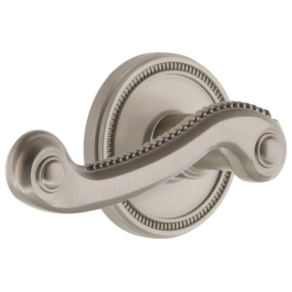 Grandeur Newport Door Lever with Soleil Rosette