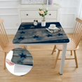 thumbnail image 2 of BANET Tablecloths Rustic Stars Stripe Waterproof Polyester Table Covers Decor for Square Table,Home Dining,Outdoor,Party,Oil Proof, white, 2 of 7