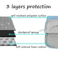 thumbnail image 3 of Mosiso for Macbook Air/Pro 13.3" Laptop Sleeve Briefcase Handbag Water Resistant Polyester Carrying Pouch Zipper Notebook Computer Bag,Serenity Blue, 3 of 7