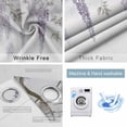 thumbnail image 6 of Blackout Curtains for Bedroom, Purple Spring Floral Room Darkening Window Drapes for Living Room, Summer Botanical Weeping Vintage Thermal Insulated Grommet Curtains, 52x96 inch, 2 Panels, 6 of 9