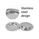 thumbnail image 3 of 2 Pcs Sink Strainer Stainless Steel Kitchen Standard Strainer Drain Protector 75mm Metal Shower Drain Filter Cover Hair Catcher for Kitchen Bathroom B, 3 of 5