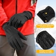 thumbnail image 2 of REDESS Men's and Women's Winter Gloves Waterproof Warm for Ski Driving Running Black, 2 of 7