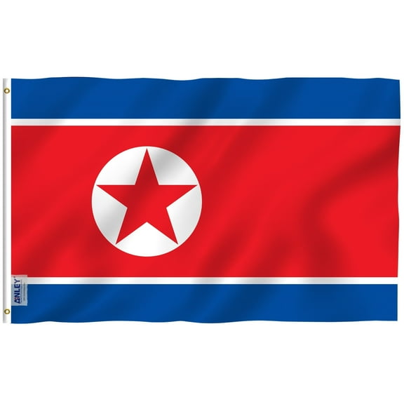 ANLEY Fly Breeze 3x5 Foot North Korea Flag - N Korean National Flags Polyester