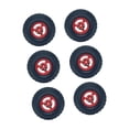 thumbnail image 3 of MERIGLARE 6Pcs 1/12 1/16 RC Car Wheel Rim and Tires RC Tires for RC Crawler Car RC Car red, 3 of 9