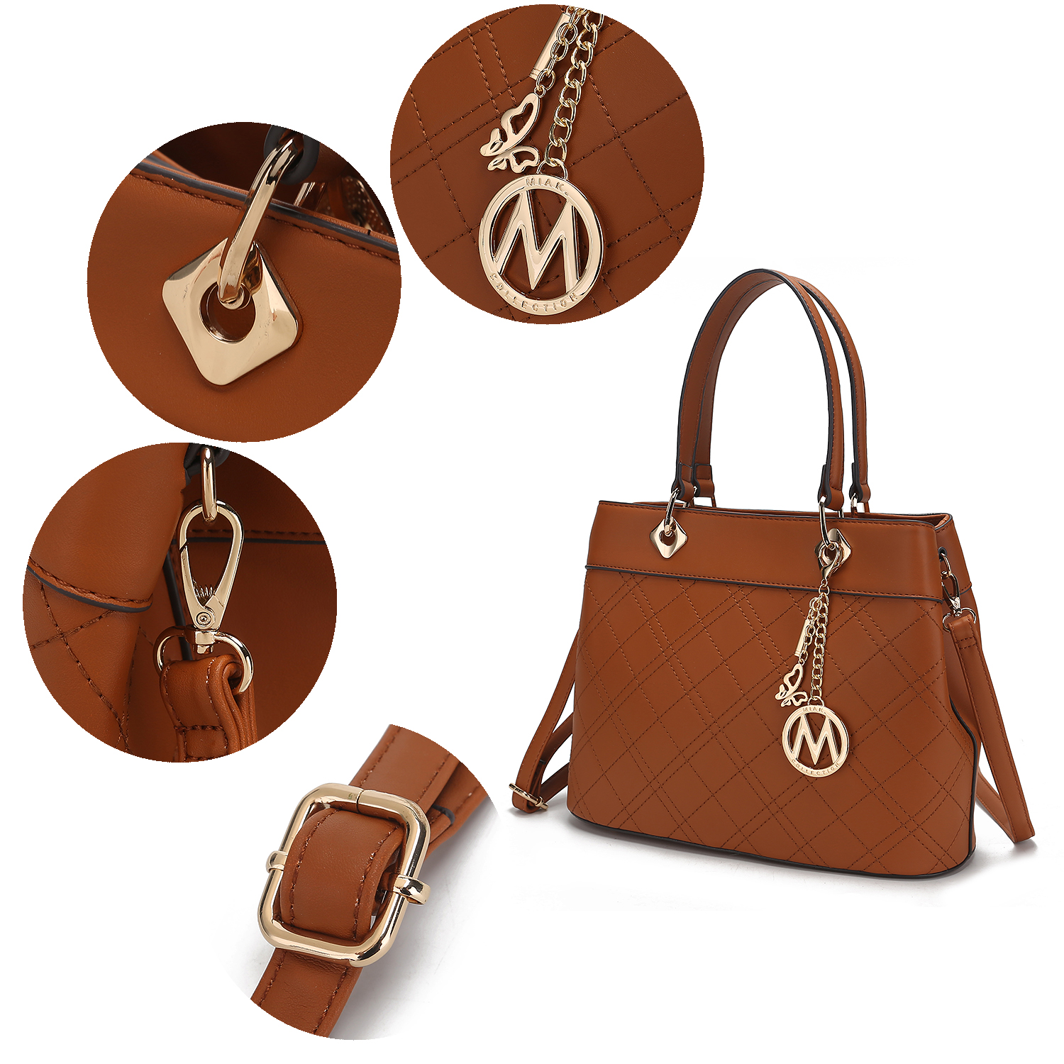MKF Collection by Mia K. Fantasia Satchel Bag - image 5 of 5