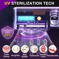 thumbnail image 2 of Toothbrush Holders Wall Mounted  Toothbrush Sanitizer  Toothbrush Holder with Automatic Toothpaste Dispensers  Electric Toothbrush Holder for Bathroom Smart Clean Toothbrush Organizer (Gr, 2 of 5