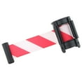 thumbnail image 3 of relayinert Stanchion Queue Barrier Crowd Control Retractable Red and White, 3 of 9