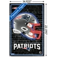thumbnail image 3 of NFL New England Patriots - Neon Helmet 23 Wall Poster, 14.72" x 22.37", 3 of 5