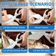 thumbnail image 6 of 2025 New Seattle Multi-Purpose Heavy-Duty Kitchen Shears, 2-in-1 Multi-Purpose Heavy-Duty Kitchen Shears Ideal for Meat, Vegetables, and Nuts, 6 of 8