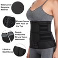 thumbnail image 5 of QRIC Waist Trainers for Women Plus Size Neoprene Double Removable Belt Waist Cincher Trimmer Belt Tummy Control Sport Girdle, 5 of 7