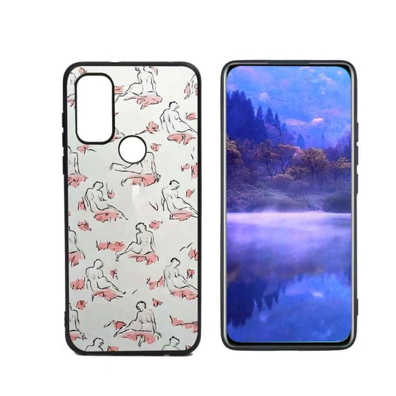 Compatible with Motorola Moto G Pure Phone Case, Nude-Woman-2 Case Men Women, Flexible Silicone Shockproof Case for Motorola Moto G Pure