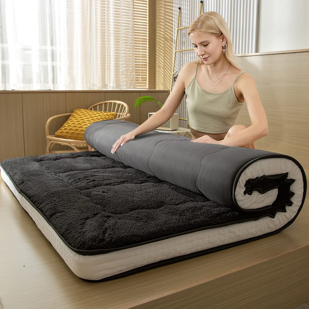 DYD HIGOGOGO Japanese Floor Mattress 4 Inch Thick Foldable Futon