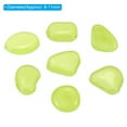 thumbnail image 2 of Uxcell 100Pack Glow Rocks 8-11mm Glow Pebbles Decoration in the Dark Luminous Stones Decor DIY Decorative Yellow, 2 of 7