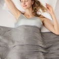 thumbnail image 3 of Gogreen Official Cooling Comforter Gray Bamboo Rayon Bed Blanket, Queen 90" x 90"- Eco-Friendly, 3 of 12