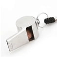 thumbnail image 2 of Professional Grade Referee Whistle - Stainless Steel Construction Widely Stainless Steel Whistle, 2 of 5