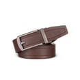 thumbnail image 3 of Marino Men's Comfort Click Ratchet Belt Casual Leather Belt for Men - Automatic Linxx Buckle, 1.5 Wide with Elegant Gift Box, 3 of 6