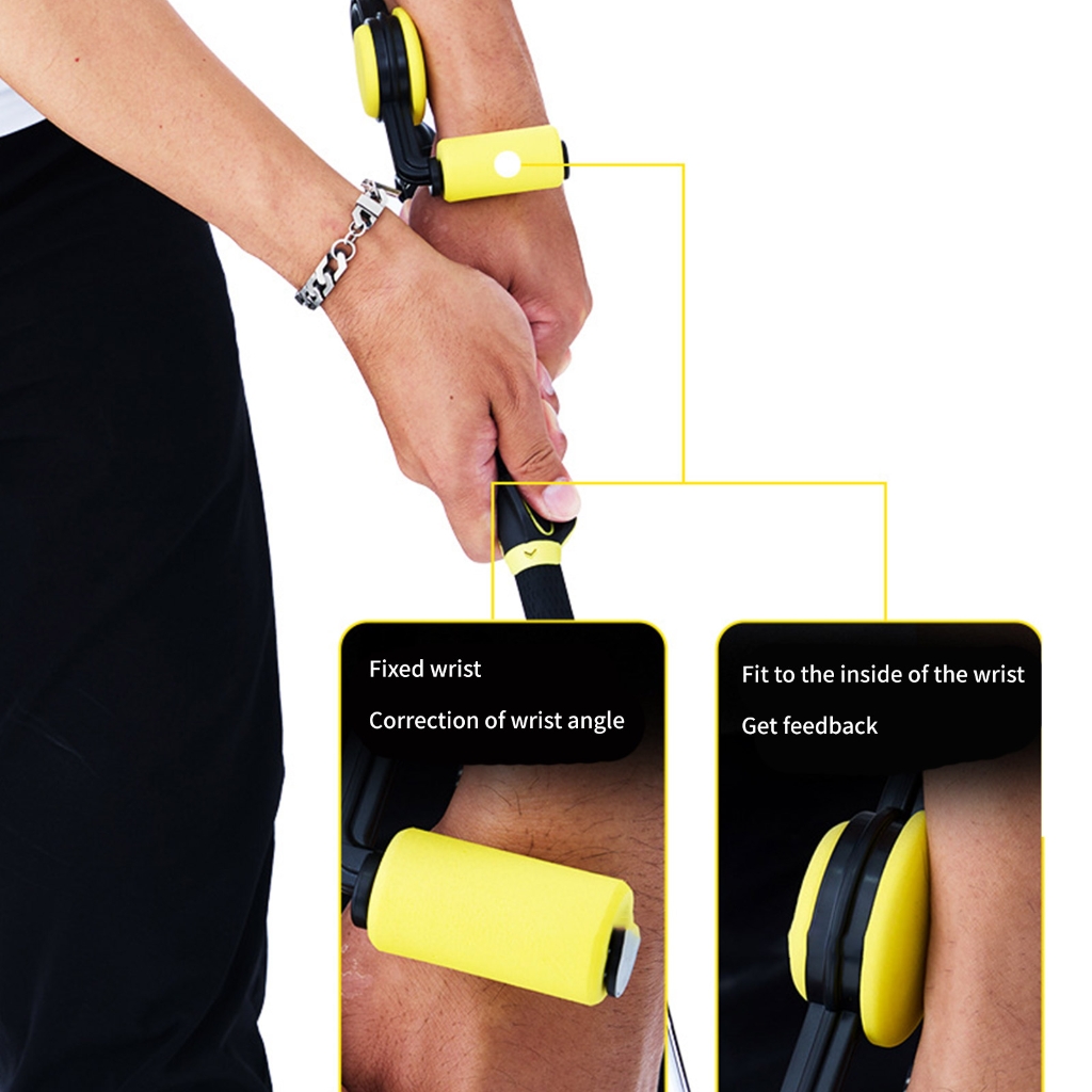 MOMOJIA Golf Practice Equipment With Postures Correction Grip And Secure Base For Swings Drills