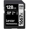 thumbnail image 1 of Lexar Professional SDXC Memory Lexar LSD128CBNA1667LEXAR, 1 of 7