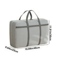 thumbnail image 3 of Bolsa de Almacenamiento para Edredones, Organizador de Ropa, Bolsas de Mudanza, Bolsas de Equipaje Tejidas de Viaje de Gran Capacidad, 3 of 7