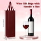 thumbnail image 2 of Bolsas de regalo para vino Windyun, 100 unidades, reutilizables, 35 x 9 x 10 cm, 2 of 7