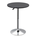 Yaheetech 360° Swivel Modern Pub Table Adjustable Round/Square Bar