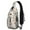 Halloween Cute Ghosts-1, variant on Sling Backpack,Halloween Cute Ghosts with Boo Crossbody Bag with Water Bottle Holder,Waterproof Sling Bag for Men/Women with Chest Phone Holder for Hiking,Travel