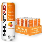 ImmunityAid Dietary Supplement Orange Burst 12.00 fl oz | Pack of 12