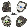 thumbnail image 5 of FORMRS Mini Backpack Purse for Women Travel Daypack Casual Shoulder Bag, Purple Floral Pattern, 5 of 7