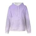 thumbnail image 6 of Staki Crop Top Hoodie Hooded Sweatshirts for Girls Sweater Trendy 2025 Cute Teens Hoodies School Winter Fashion Kids Warm Clothes(Light Purple,7-8 Years), 6 of 6